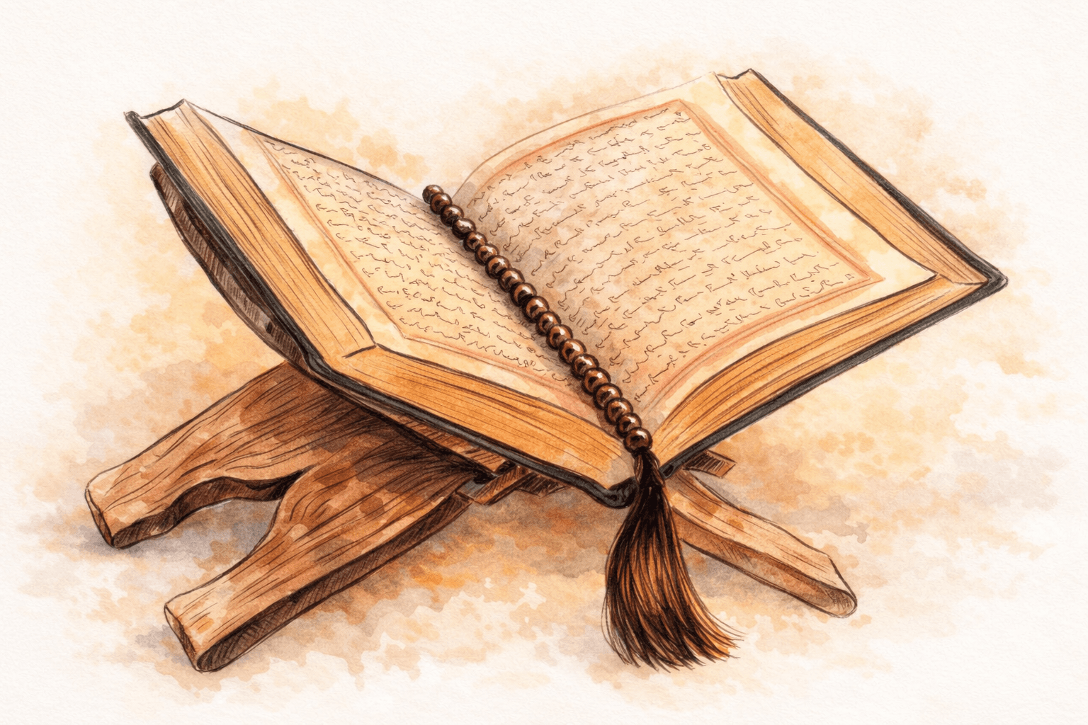Open Quran book